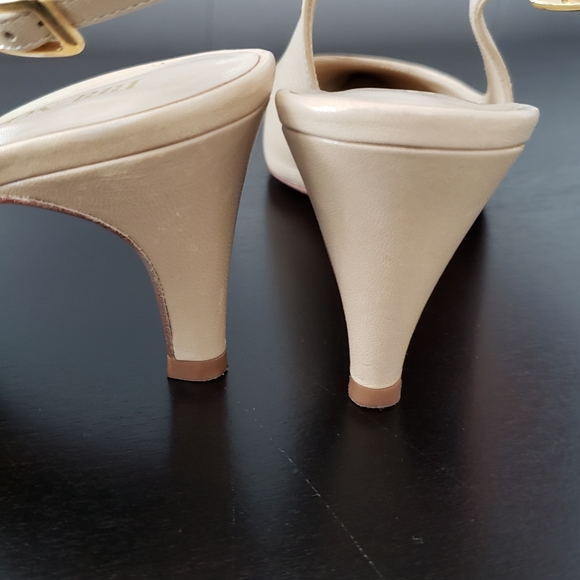 BRUNOMAGLI SLINGBACK ITALIAN LEATHER SHOES - Picture 8 of 8